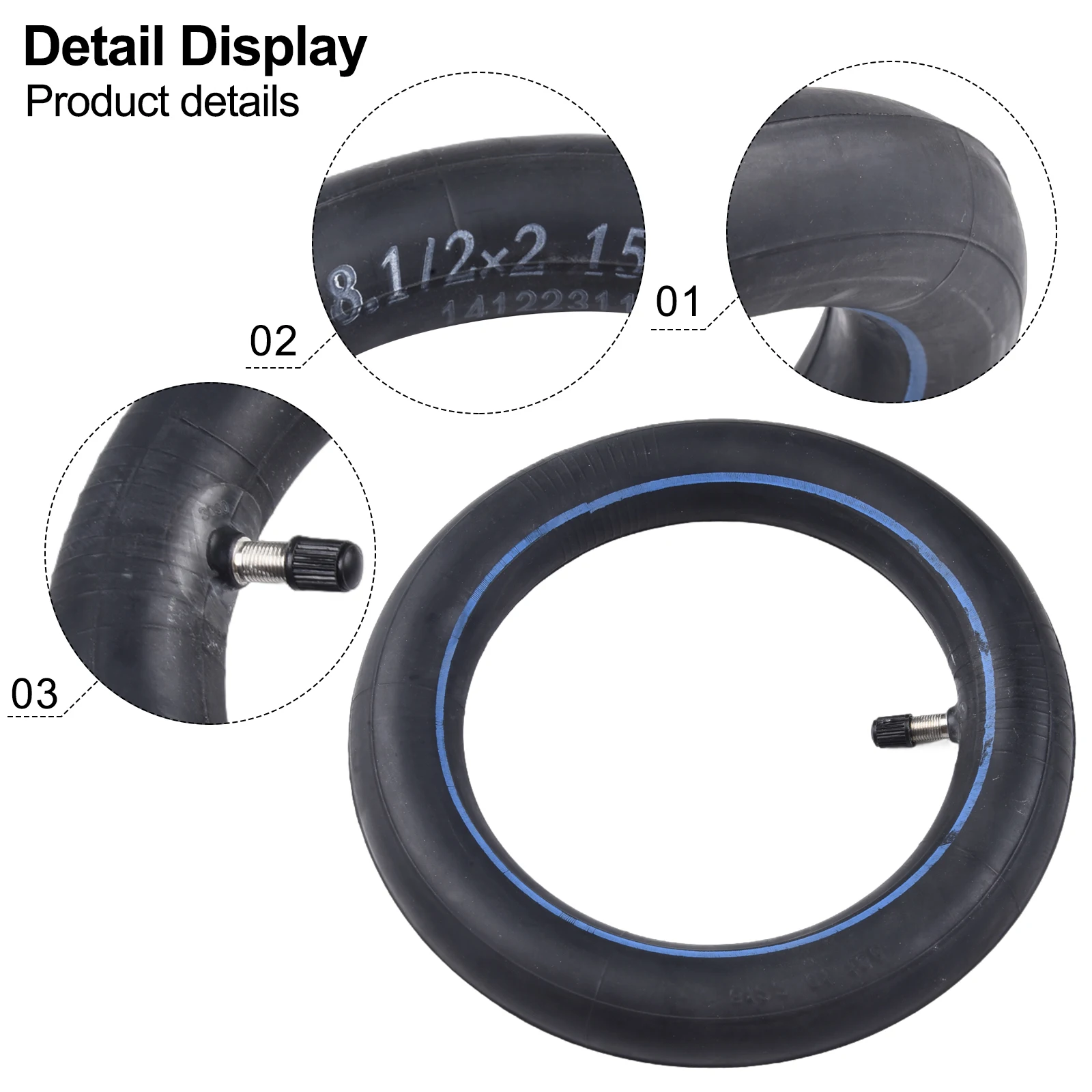 8.5 Inch 8 1/2x2 Inner Tube For Xiaomi M365/Pro Electric Scooter 8.5*2 Scooter Inner Tyre 220*40mm Rubber Tire E-Scooter Accesso
8.5 Inch 8 1/2x2 Inner Tube For Xiaomi M365/Pro Electric Scooter 8.5*2 Scooter Inner Tyre 220*40mm Rubber Tire E-Scooter Accesso