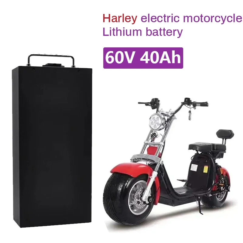 Водонепроницаемый литиевый аккумулятор Harley 18650, 60 в 20 Ач для двухколесного складного электрического скутера Citycoco
Водонепроницаемый литиевый аккумулятор Harley 18650, 60 в 20 Ач для двухколесного складного электрического скутера Citycoco