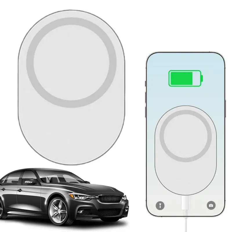 

Phone Mount For Car Magnet Wireless Charging Charger With LED Indicator Road Trip Essentials For Off-Road Vehicle Caravan SUV