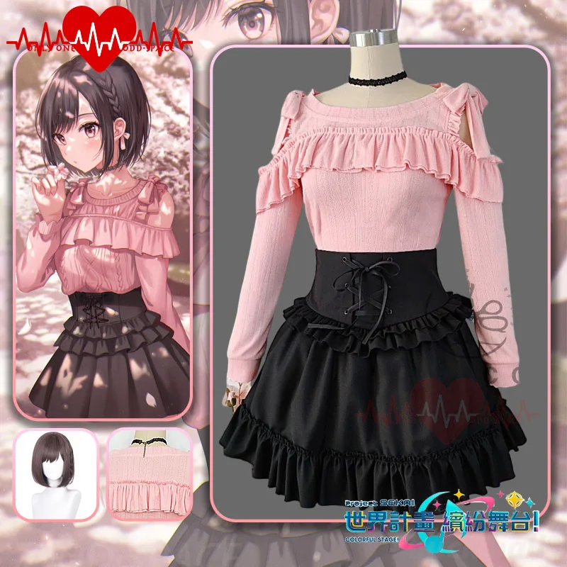 Project Sekai Colorful Stage Cosplay Costume Anime Shinonome Ena Cosplay Costume Pink Falbala Knitted Sweater For Cute Girl
Project Sekai Colorful Stage Cosplay Costume Anime Shinonome Ena Cosplay Costume Pink Falbala Knitted Sweater For Cute Girl