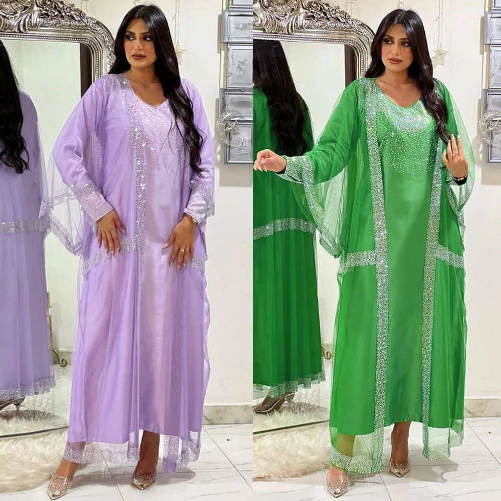 Индийское мусульманское платье Abaya, бриллиантовое Сетчатое свадебное платье для вечеринки, накидка, искусственное платье, мороканский Caftan
Индийское мусульманское платье Abaya, бриллиантовое Сетчатое свадебное платье для вечеринки, накидка, искусственное платье, мороканский Caftan