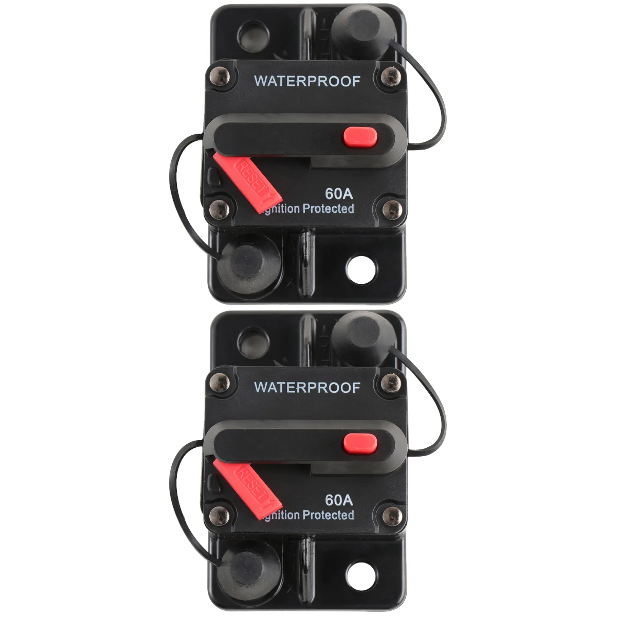 Автоматический выключатель, 2 шт., 12 В ~ 36 В
Автоматический выключатель, 2 шт., 12 В ~ 36 В