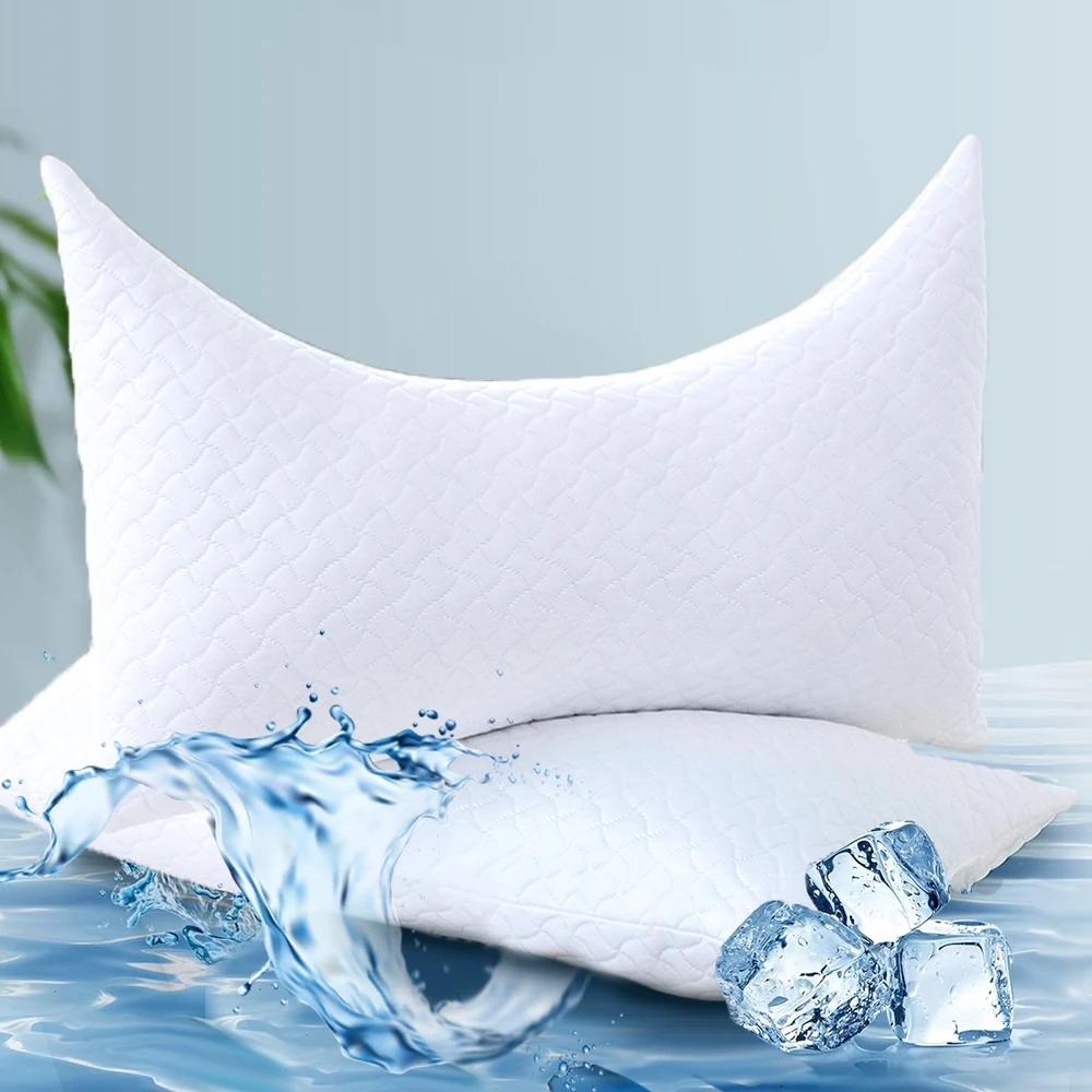 

Бамбуковая охлаждающая подушка для лета, 1 шт., ортопедические шейные подушки, U-образная Прохладная Подушка для кровати, подушка для сна на боку и животе
