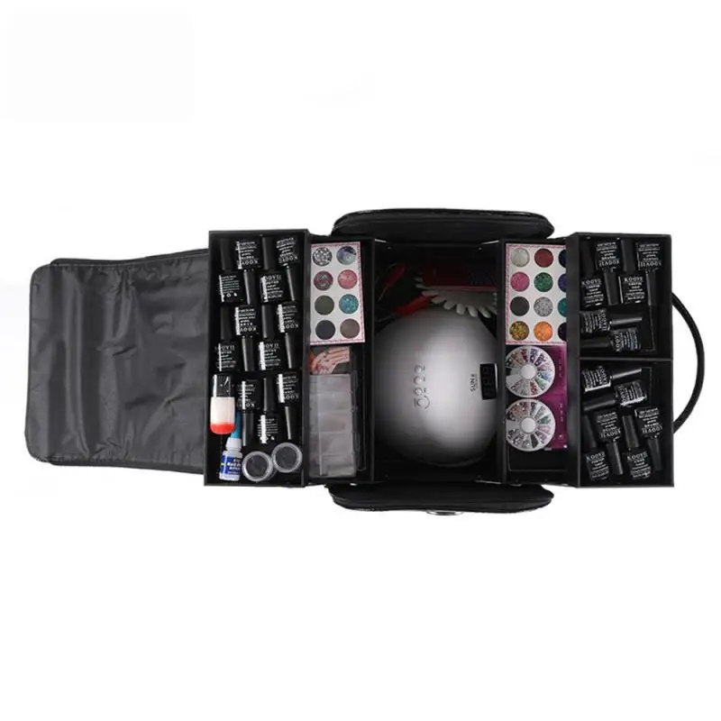 Cosmetic Storage Bag Waterproof Leather Beauty And Manicure Waterproof Storage Eyelashes Layered Nail Art Storage Box Embroidery
Cosmetic Storage Bag Waterproof Leather Beauty And Manicure Waterproof Storage Eyelashes Layered Nail Art Storage Box Embroidery
