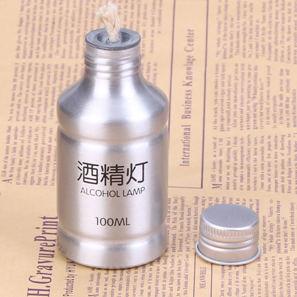 

Portable Metal Mini Alcohol Lamp Lab Equipment Heating Liquid Stoves For Outdoor Survival Camping Hiking Travel Without Alcohol