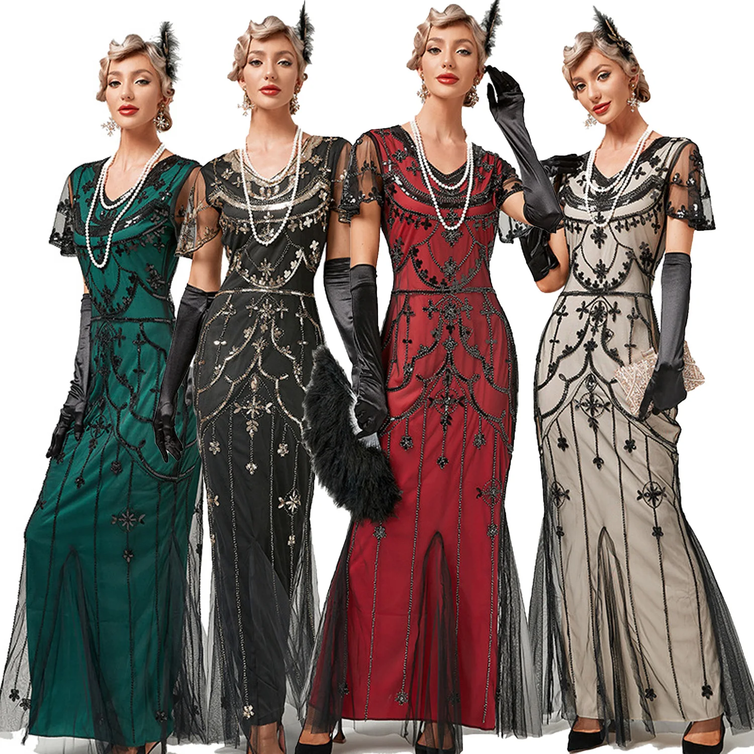 Europe and the United States Fashion Slim Bridesmaid Dress Light Luxury Evening Dress Short-sleeved Long Fishtail Skirt
Europe and the United States Fashion Slim Bridesmaid Dress Light Luxury Evening Dress Short-sleeved Long Fishtail Skirt