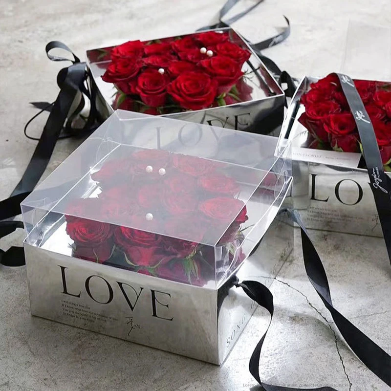 Birthday Tote Gift Box Flower Gift Box Love Tote Box Mirror Romantic Silver Valentine's Day Rose Gift Box Packaging Box
Birthday Tote Gift Box Flower Gift Box Love Tote Box Mirror Romantic Silver Valentine's Day Rose Gift Box Packaging Box
