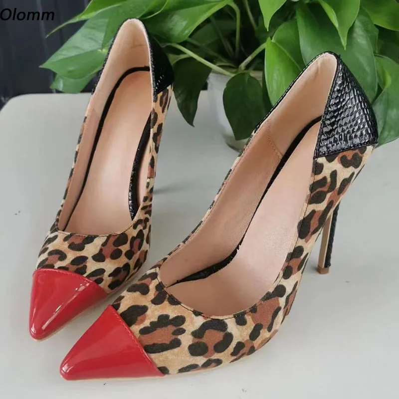 Olomm Handmade Women Summer Pumps Suede Sexy Stiletto Heels Pointed Toe Beautiful Leopard Party Dress Shoes Women US Size 5-15
Olomm Handmade Women Summer Pumps Suede Sexy Stiletto Heels Pointed Toe Beautiful Leopard Party Dress Shoes Women US Size 5-15