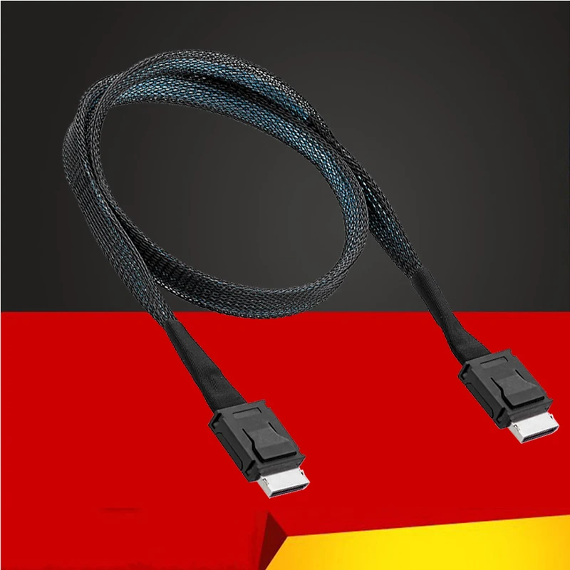 Mini SAS Oculink SFF-8611 X4 к USB X4, кабель 50 см, высокоскоростной фонарь, 24 Гбит/с, SFF8611 к SFF8611, штырь-штырь, NVME
Mini SAS Oculink SFF-8611 X4 к USB X4, кабель 50 см, высокоскоростной фонарь, 24 Гбит/с, SFF8611 к SFF8611, штырь-штырь, NVME