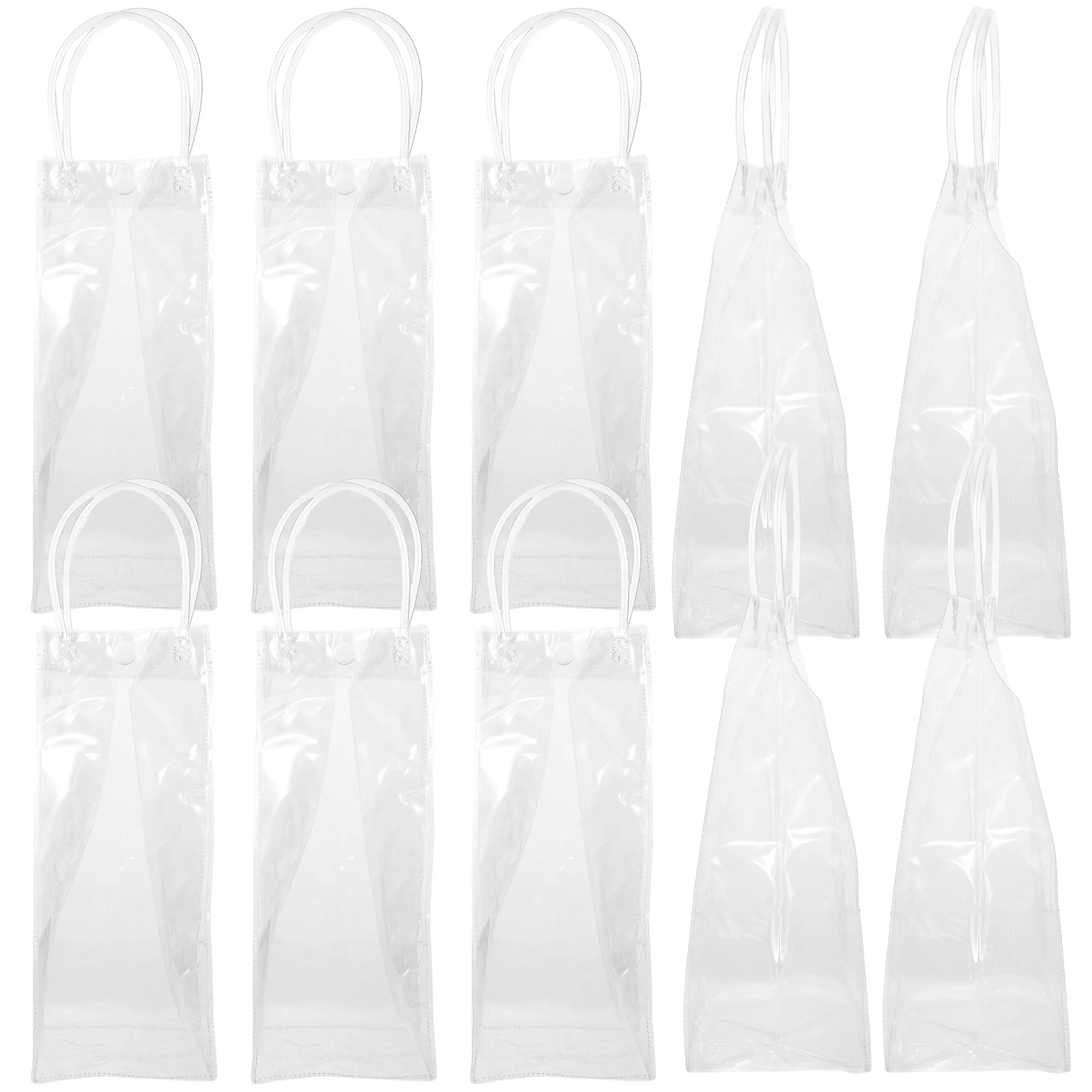 Holidyoyo Clear Plastic Gift Bags for Wine Bottles - Reusable Tote Bags for Shopping, Parties, and Gifts
Holidyoyo Clear Plastic Gift Bags for Wine Bottles - Reusable Tote Bags for Shopping, Parties, and Gifts