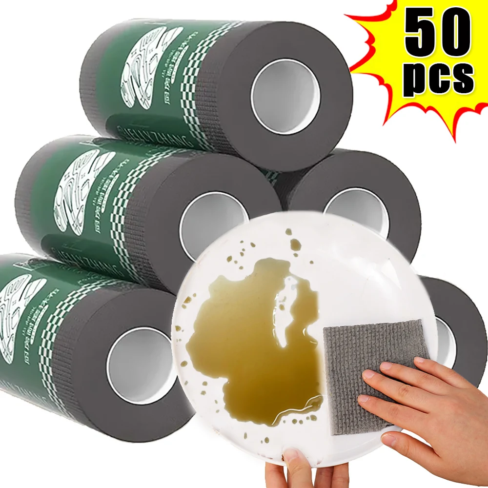 50/25Pcs Disposable Rags Non-woven Dishcloths Reusable Kitchen Roller Cleaning Cloths Dish Pot Towels High Friction Cleaner Wipe
50/25Pcs Disposable Rags Non-woven Dishcloths Reusable Kitchen Roller Cleaning Cloths Dish Pot Towels High Friction Cleaner Wipe