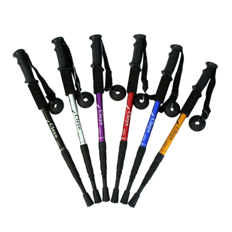 Aluminum Alloy Four Section Shock Absorbers Straight Handle Alpenstock Crutch Durable Hiking Outdoor Supplies
Aluminum Alloy Four Section Shock Absorbers Straight Handle Alpenstock Crutch Durable Hiking Outdoor Supplies