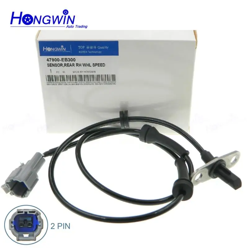 

47900-EB300 Rear Right New ABS Wheel Speed Sensor For Nissan Navara D40 2.5L 4.0L 47901EB300 47900 EB300 47900-EB70A 47900EB300