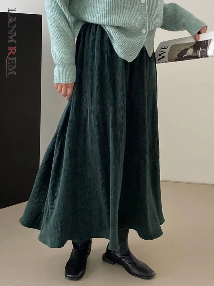 LANMREM A-line Velvet Pleated Solid Color Skirt Women Fashion High Waist Loose Mid Length Skirts Casual 2024 Spring New 2AA4274
LANMREM A-line Velvet Pleated Solid Color Skirt Women Fashion High Waist Loose Mid Length Skirts Casual 2024 Spring New 2AA4274