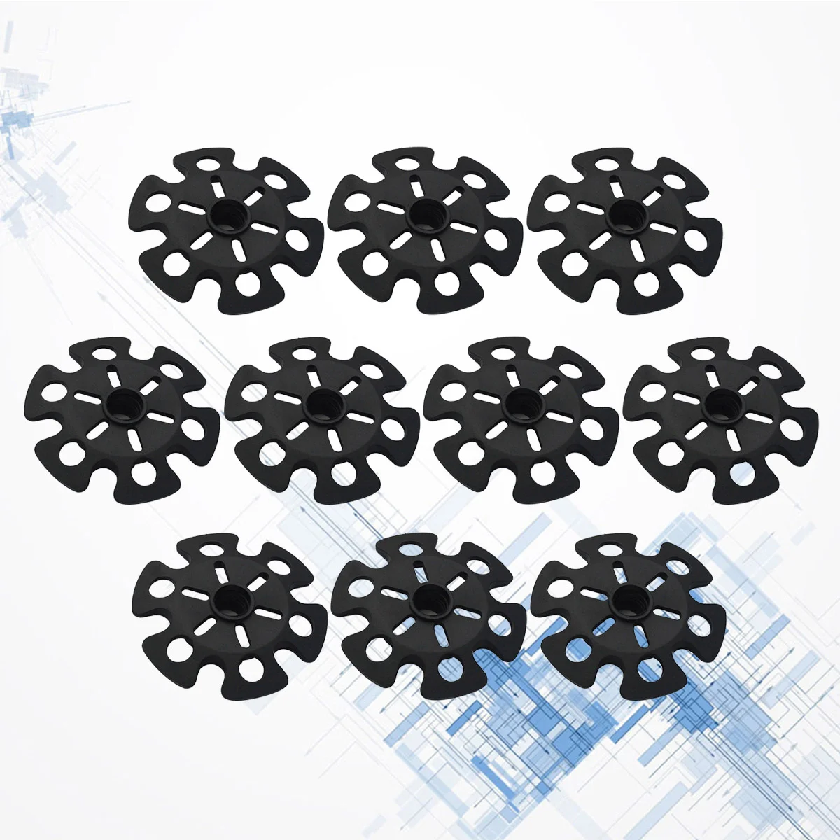 

10 Pcs Hiking Stick Accessories Climbing Trekking Pole Tips Snow Flake Basket Ski Outdoor Gear Guards Mud Walking Outdoors