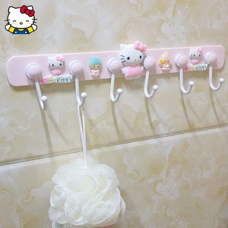Kawaii Sanrio Hello Kitty Populin Kuromi Cinnamoroll Cartoon Bathroom towel rack Bathroom hanging hook Room hanger Cute hook
Kawaii Sanrio Hello Kitty Populin Kuromi Cinnamoroll Cartoon Bathroom towel rack Bathroom hanging hook Room hanger Cute hook