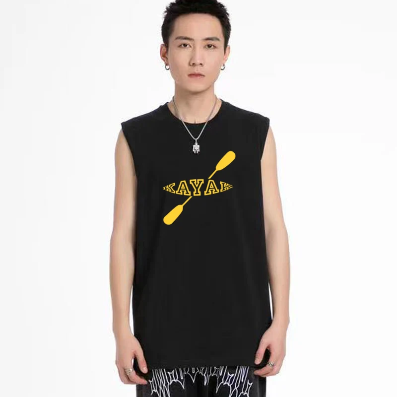 Summer New Fashion Kayak Print Mens Fitness Gym Tank Top Men O-neck Sports Vest Sleeveless Shirt Undershirt Gyms Vest
Summer New Fashion Kayak Print Mens Fitness Gym Tank Top Men O-neck Sports Vest Sleeveless Shirt Undershirt Gyms Vest
