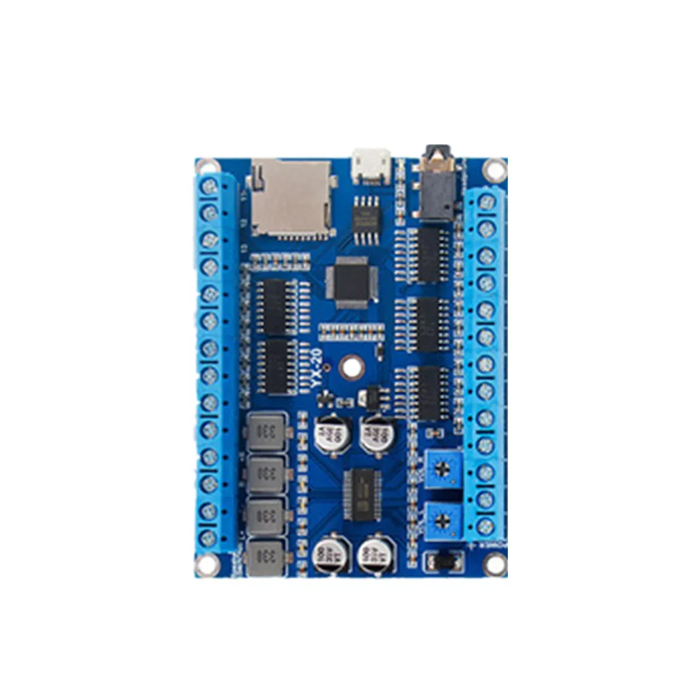 Triggerable MP3 Sound Module 20 Key One-on-oneTriggerable MP3 Playback Soundboard with Stereo Ouput 2 x 25Watts Amplifiers 
Triggerable MP3 Sound Module 20 Key One-on-oneTriggerable MP3 Playback Soundboard with Stereo Ouput 2 x 25Watts Amplifiers