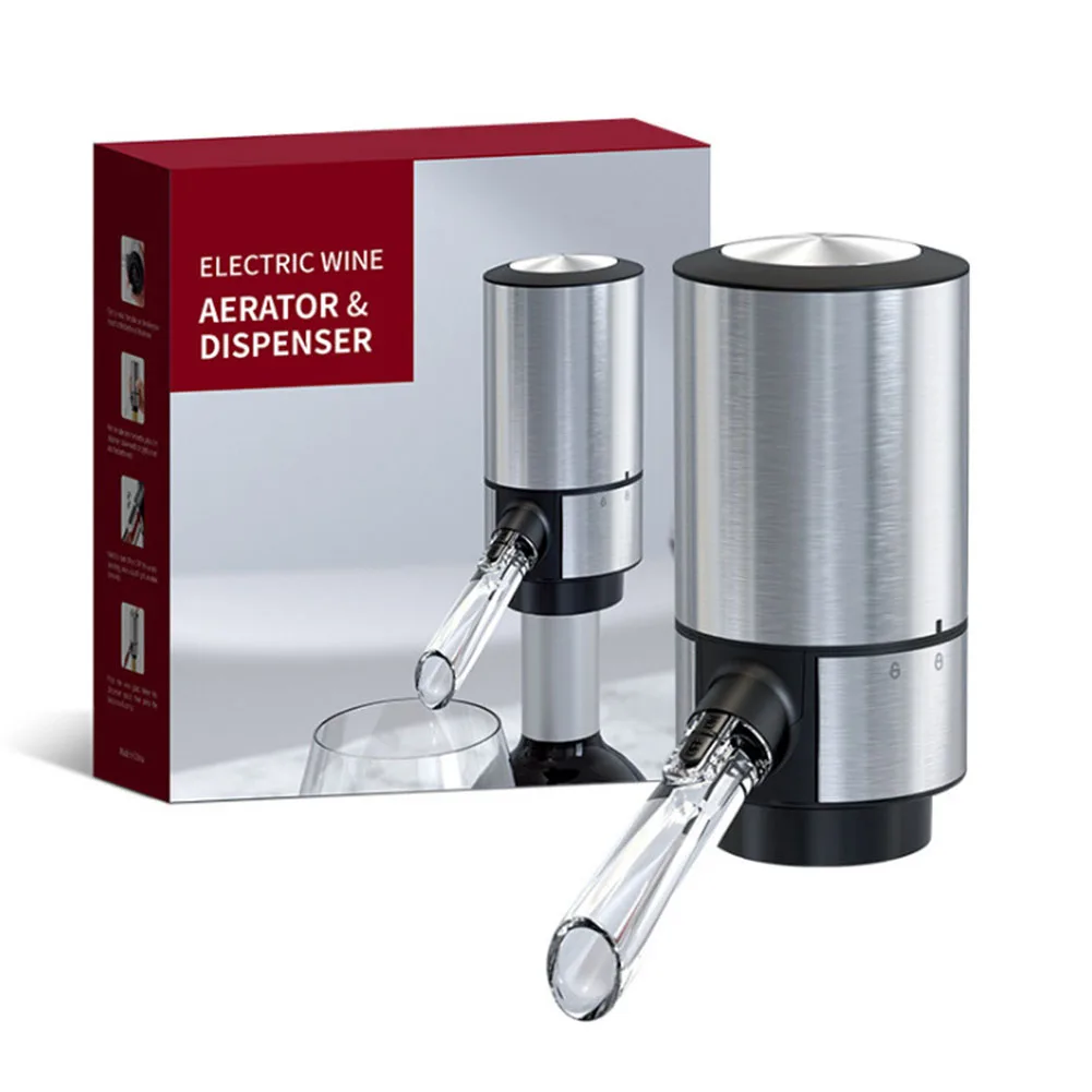 Brand New None Decanter Dispenser Wine Dispenser Electric Food Contact Pourer Pump Stainless Steel Wine Aerator
Brand New None Decanter Dispenser Wine Dispenser Electric Food Contact Pourer Pump Stainless Steel Wine Aerator