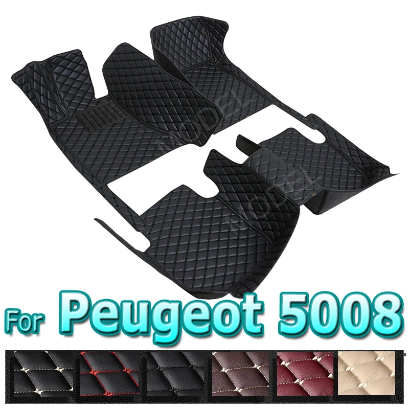 Автомобильные коврики для Peugeot 5008 P87 MK2 2017 ~ 2023 Pad, роскошные кожаные коврики, прочные коврики, набор деталей интерьера, автомобильные аксессуары 
Автомобильные коврики для Peugeot 5008 P87 MK2 2017 ~ 2023 Pad, роскошные кожаные коврики, прочные коврики, набор деталей интерьера, автомобильные аксессуары