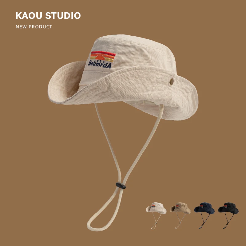 Hat Women's Spring and Autumn Sunshade Outdoor Bucket Hat All-Match Face-Looking Small Men's and Women's Casual Alpine Cap
Hat Women's Spring and Autumn Sunshade Outdoor Bucket Hat All-Match Face-Looking Small Men's and Women's Casual Alpine Cap