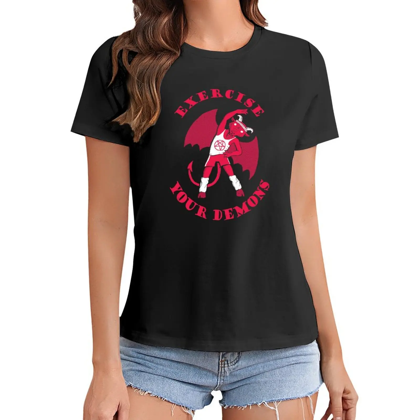 Exercise Your Demons T-Shirt sublime customizeds summer tops vintage T-shirt Women
Exercise Your Demons T-Shirt sublime customizeds summer tops vintage T-shirt Women