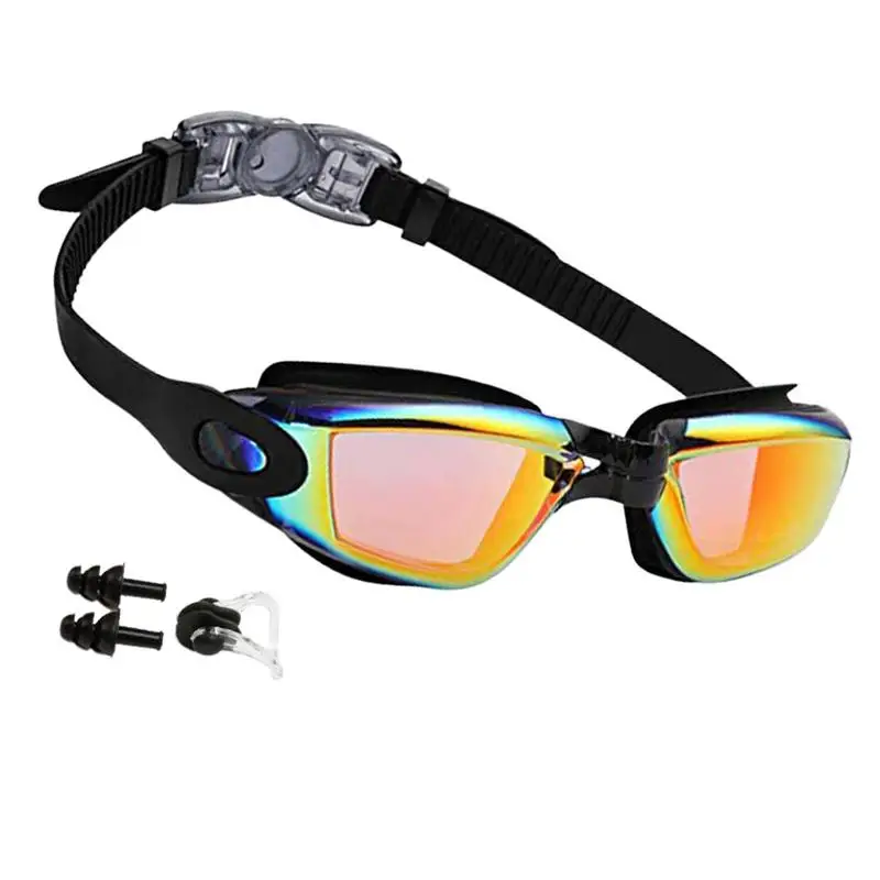 Electroplating Swim Goggles Protective Multi-Colors Unisex No Leaking Swim Glasses Summer Anti-Fog & No Leaking Swimming Goggles
Electroplating Swim Goggles Protective Multi-Colors Unisex No Leaking Swim Glasses Summer Anti-Fog & No Leaking Swimming Goggles