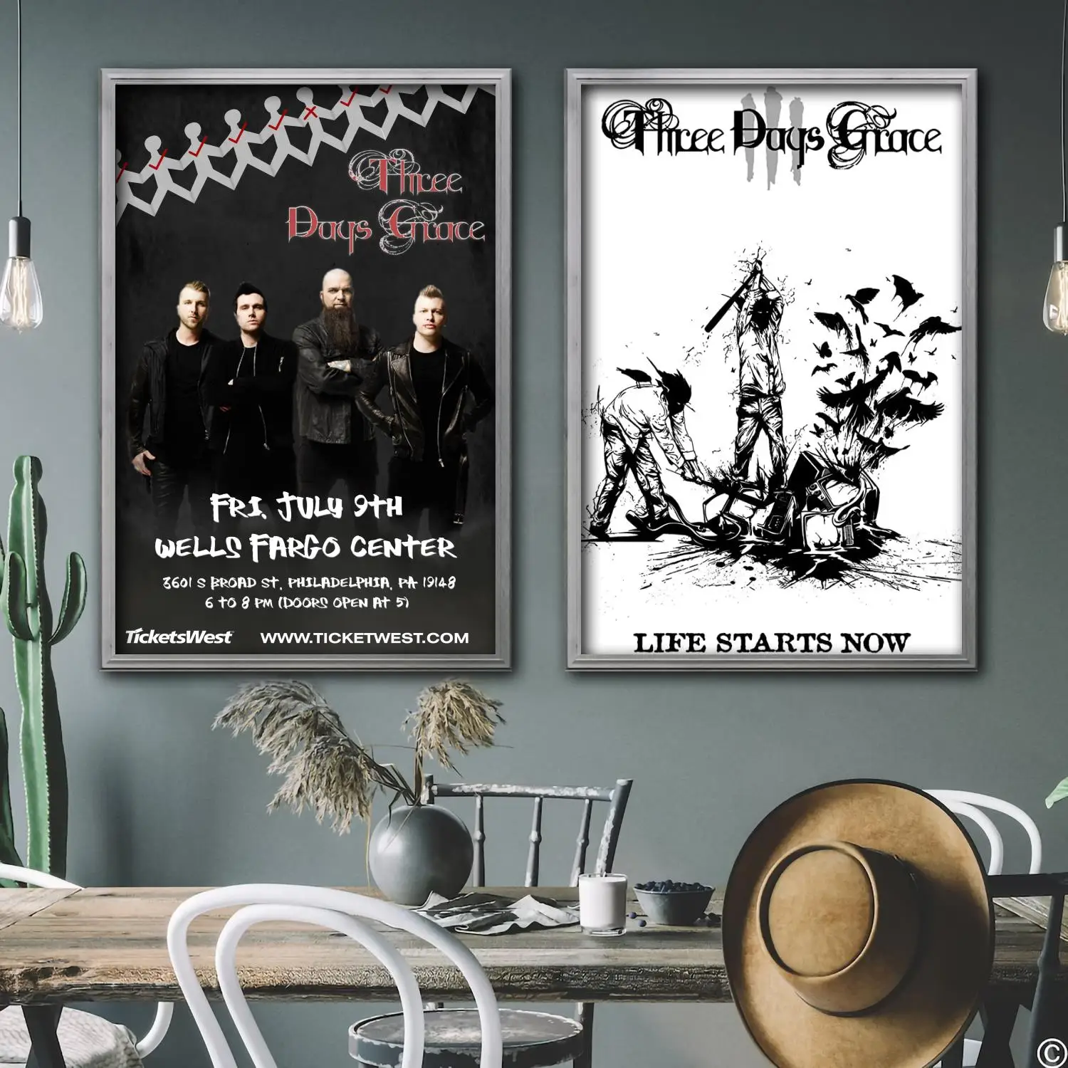 

three days grace band Decorative Canvas Posters Room Bar Cafe Decor Gift Print Art Wall Paintings