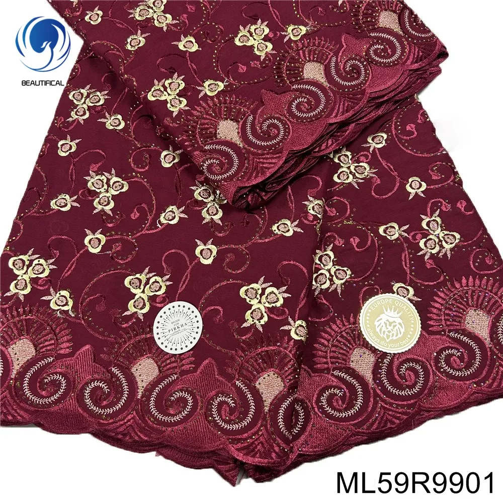 Nigerian Swiss Voile Lace for Evening Dress, Classical 100% Cotton Fabric, Embroidery and Hot Drilling Craft, Luxury, ML59R99
Nigerian Swiss Voile Lace for Evening Dress, Classical 100% Cotton Fabric, Embroidery and Hot Drilling Craft, Luxury, ML59R99