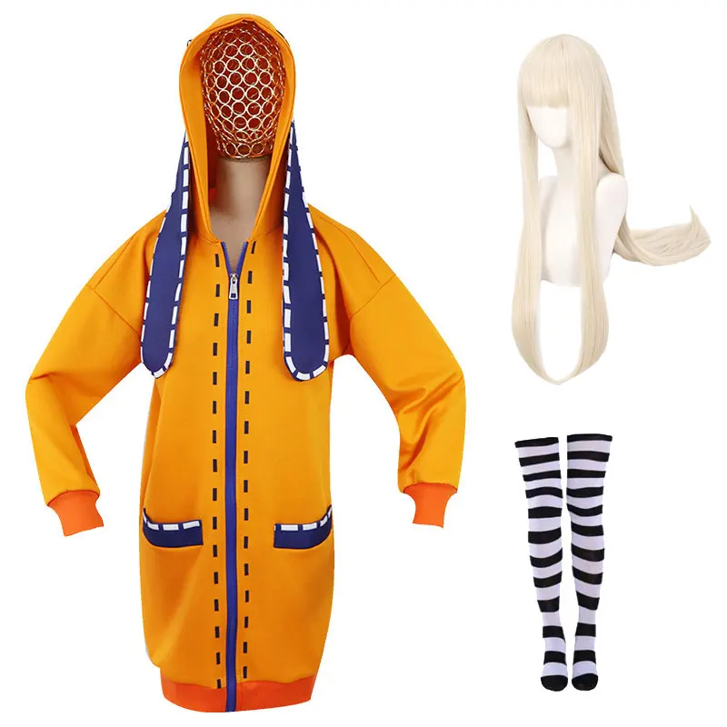 Kids Adult Anime Kakegurui Cosplay Yomoduki Runa Hoodie Coat Trench Compulsive Gambler Hoodies Wig Sock Suit Halloween Costume
Kids Adult Anime Kakegurui Cosplay Yomoduki Runa Hoodie Coat Trench Compulsive Gambler Hoodies Wig Sock Suit Halloween Costume
