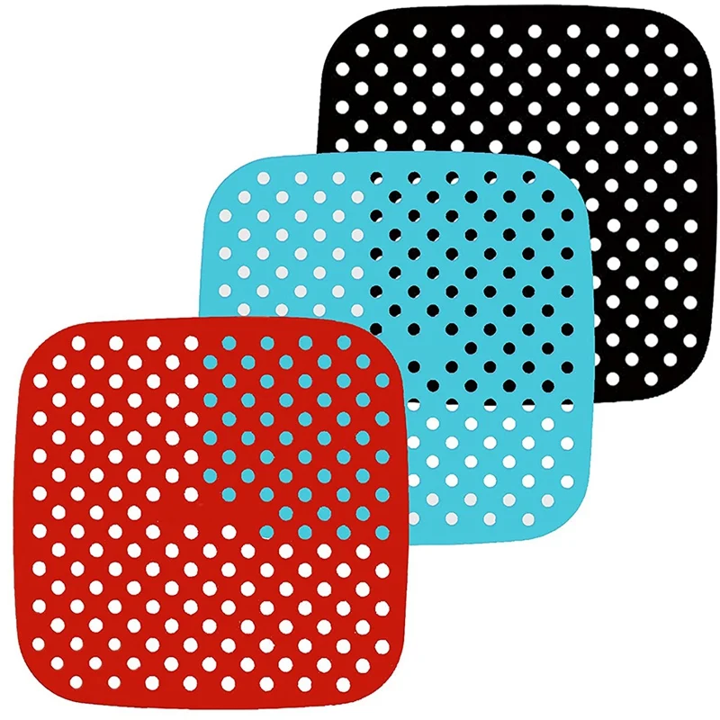 HOT SALE 3 PCS Reusable Air Fryer Liners,Square Air Fryer Silicone Liners For Air Fryer Basket,Air Fryer Accessories 8.5 In
HOT SALE 3 PCS Reusable Air Fryer Liners,Square Air Fryer Silicone Liners For Air Fryer Basket,Air Fryer Accessories 8.5 In