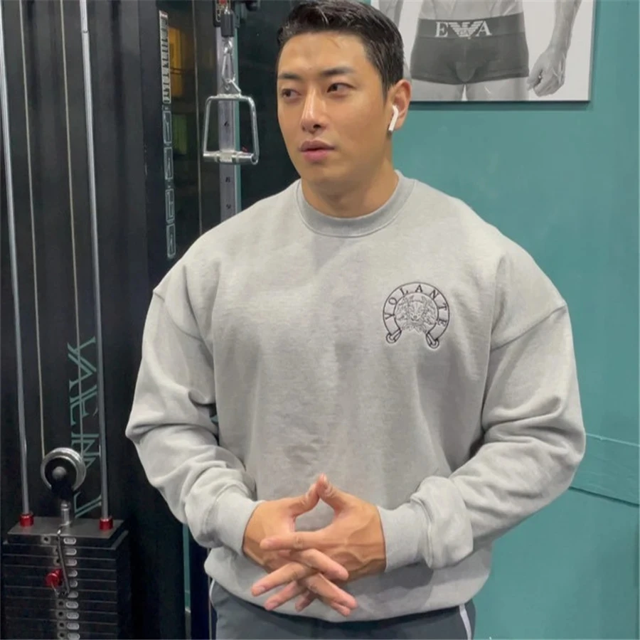 Bodybuilding Fitness Hoodie Cotton Pullover Casual Sport Jogging Tops Gym Running Long Sleeve Coats Fall Men Clothing
Bodybuilding Fitness Hoodie Cotton Pullover Casual Sport Jogging Tops Gym Running Long Sleeve Coats Fall Men Clothing