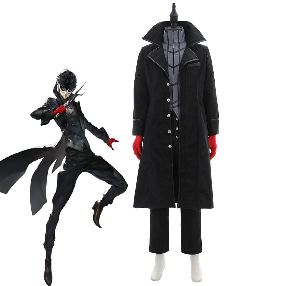 Persona 5 Joker Cosplay Costume Adult Men Retro Uniform Suits with Red Gloves Halloween Carnival Theme Party Fighting Outfits
Persona 5 Joker Cosplay Costume Adult Men Retro Uniform Suits with Red Gloves Halloween Carnival Theme Party Fighting Outfits