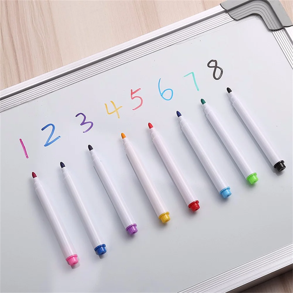 8PCS Erasable Marker Pen Colorful Black Whiteboard Pen Markers Whiteboard Pen For Kids Drawing Pen Classroom Student Supplies
8PCS Erasable Marker Pen Colorful Black Whiteboard Pen Markers Whiteboard Pen For Kids Drawing Pen Classroom Student Supplies