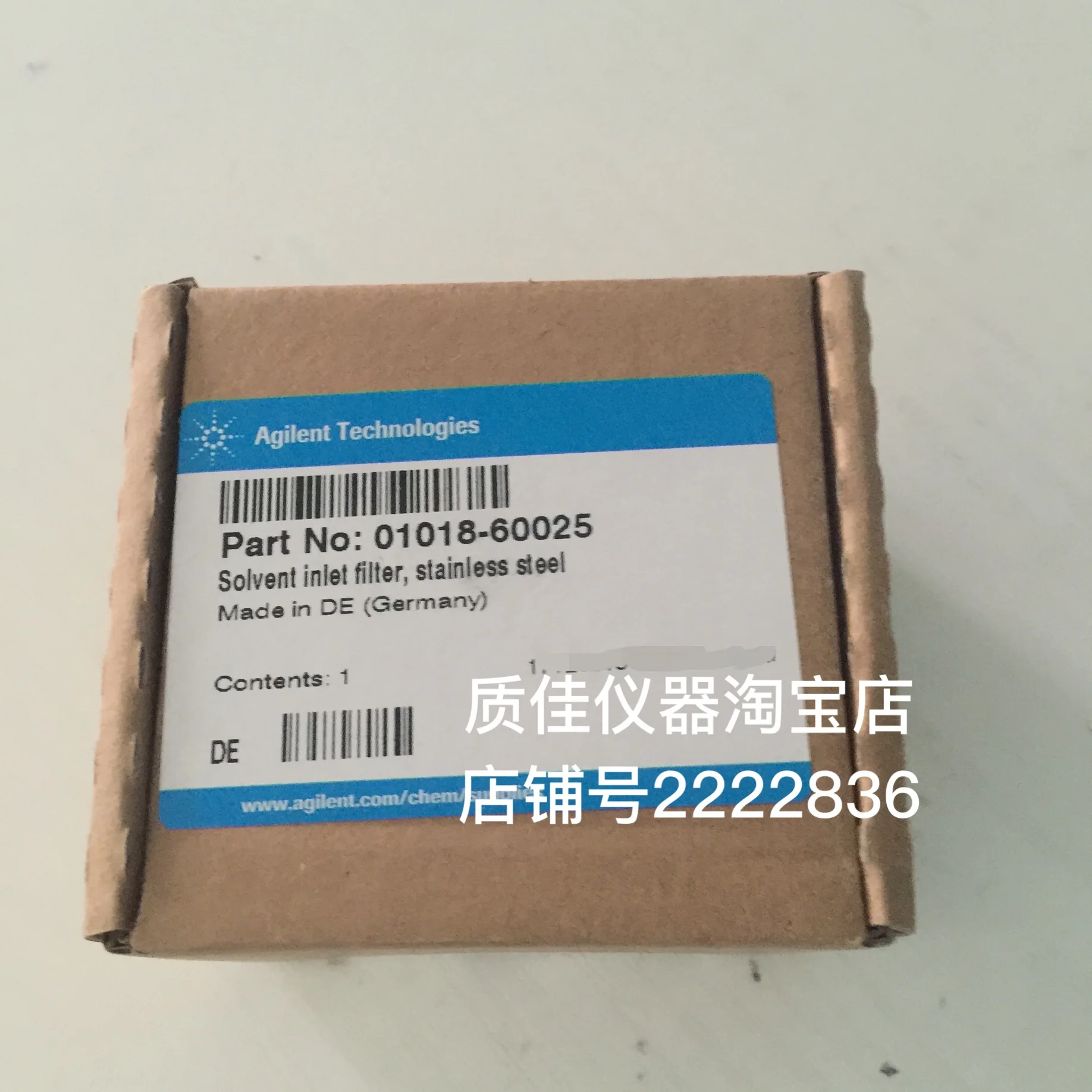 Agilent LCMS original liquid chromatography solvent inlet filter head stainless steel suction filter head 01018-60025
Agilent LCMS original liquid chromatography solvent inlet filter head stainless steel suction filter head 01018-60025