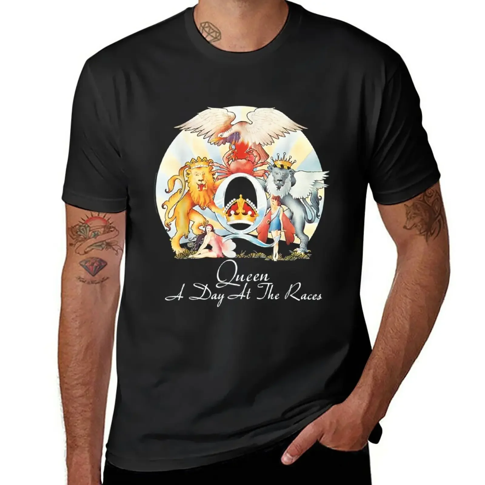Queen Official A Day At The Races T-Shirt quick drying graphics funny t shirts for men
Queen Official A Day At The Races T-Shirt quick drying graphics funny t shirts for men