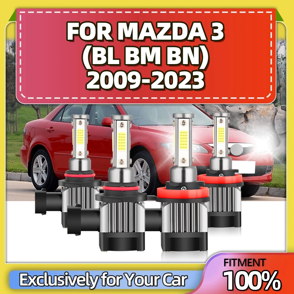 

Лампы для фар KINGSOFE Canbus светодиодный, ультра-белые 6500K HB3 High H11, ближний свет, супер 110 Вт, 12-24 В, для Mazda 3 (BL BM BN) 2009-2023