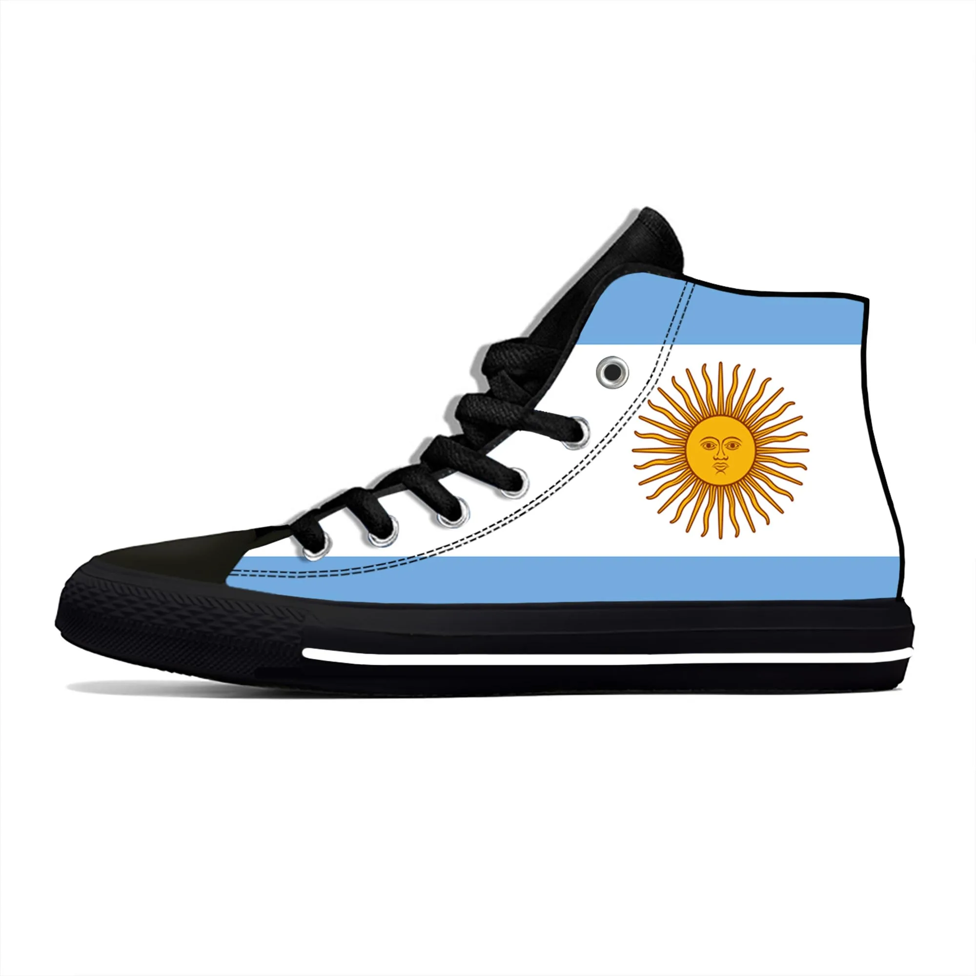 Argentina Flag High Top Sneakers Mens Womens Teenager Casual Shoes Running Shoes 3D Printed Breathable Lightweight shoe
Argentina Flag High Top Sneakers Mens Womens Teenager Casual Shoes Running Shoes 3D Printed Breathable Lightweight shoe