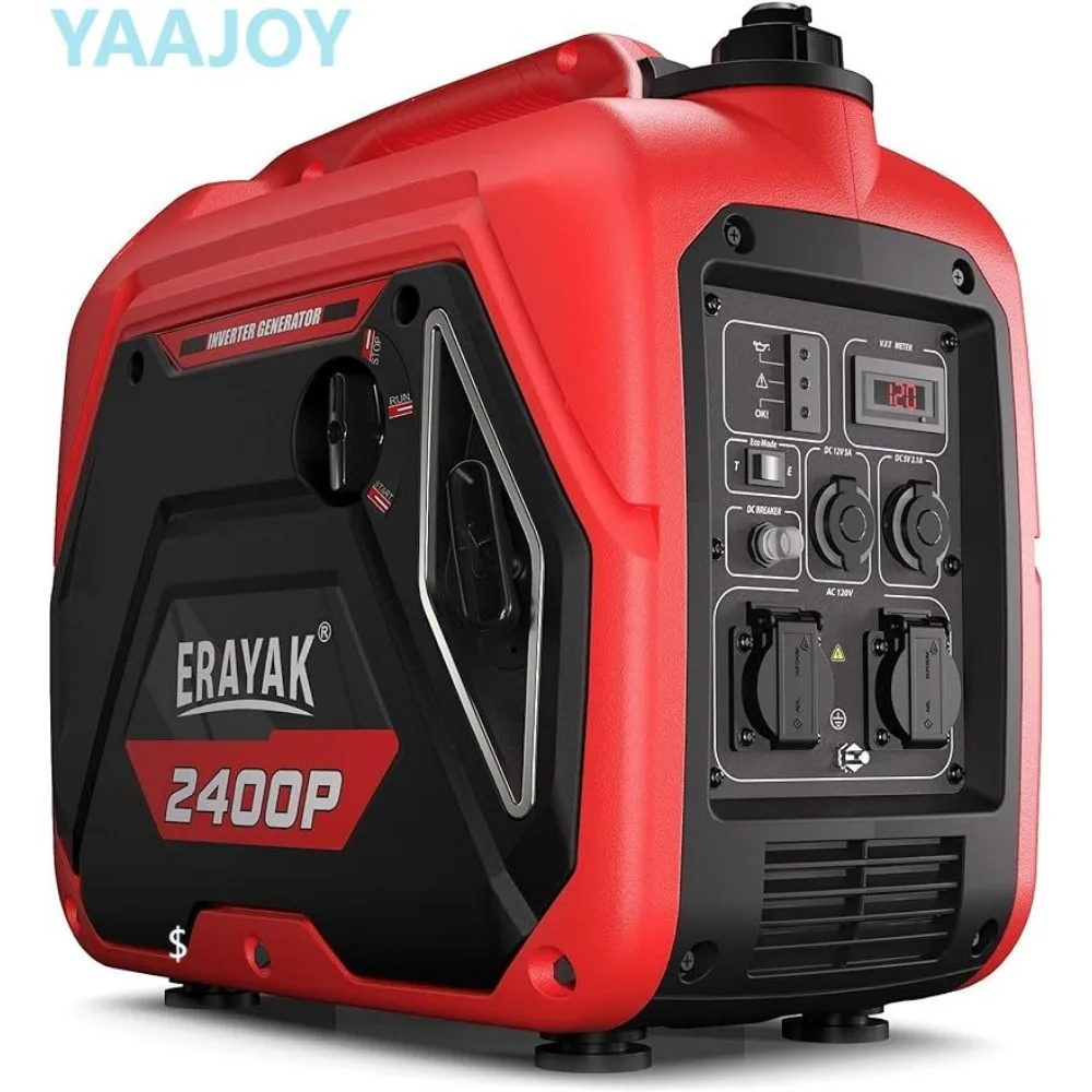 ERAYAK 2400W Portable Inverter Generator for Home Use, Super Quiet Small Generator EPA Compliant
ERAYAK 2400W Portable Inverter Generator for Home Use, Super Quiet Small Generator EPA Compliant