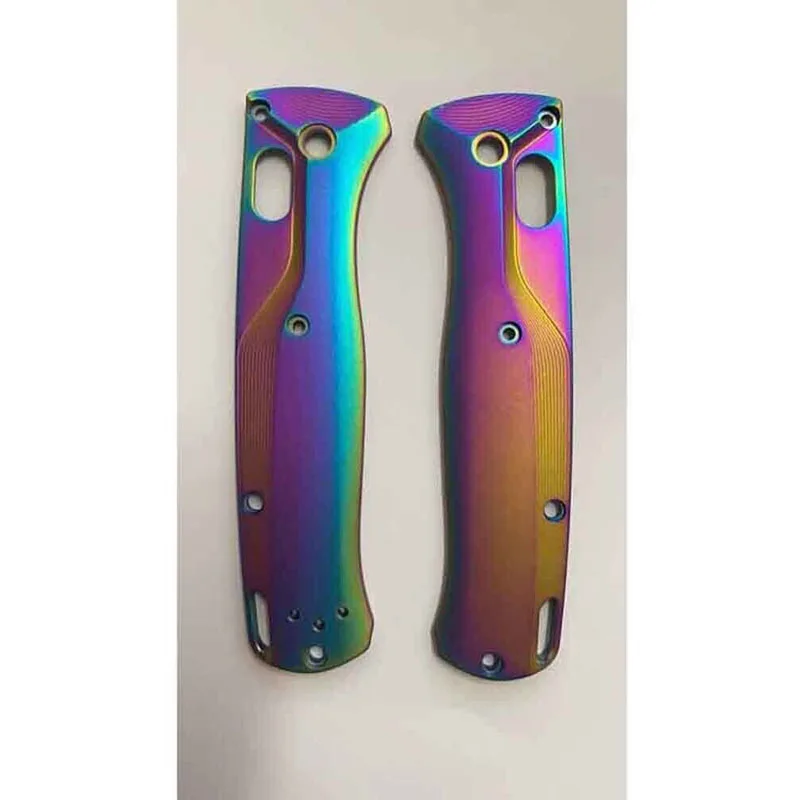 

1 Pair Colorful Titanium Alloy Knife Handle Scales for Benchmade Bugout 535