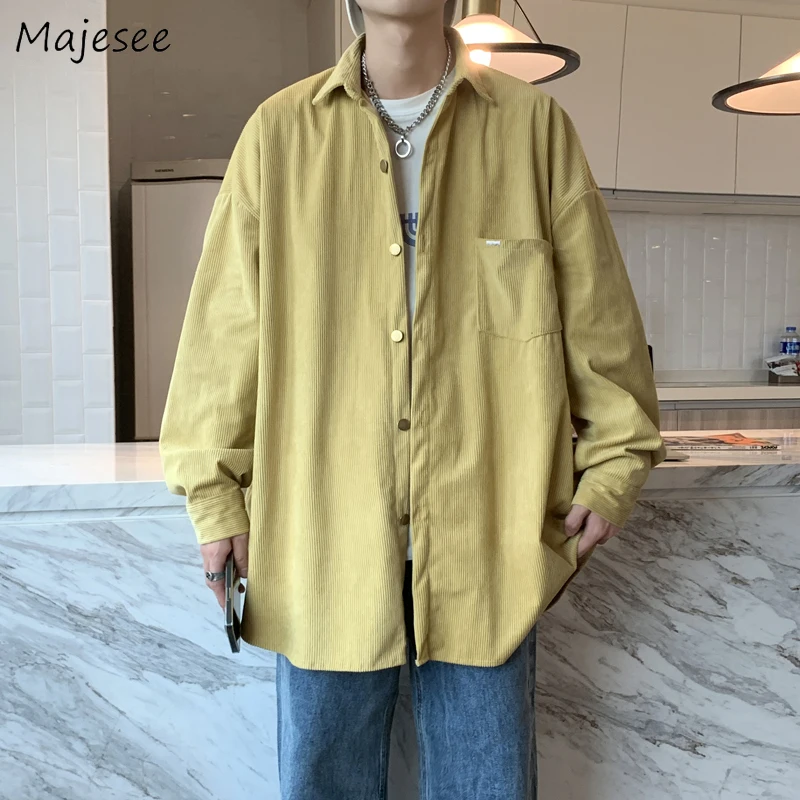 Shirts Men Autumn Long Sleeve Pure Color Designer All-match Streetwear Fashion Chemise Homme Student Preppy Cool Handsome Casual
Shirts Men Autumn Long Sleeve Pure Color Designer All-match Streetwear Fashion Chemise Homme Student Preppy Cool Handsome Casual