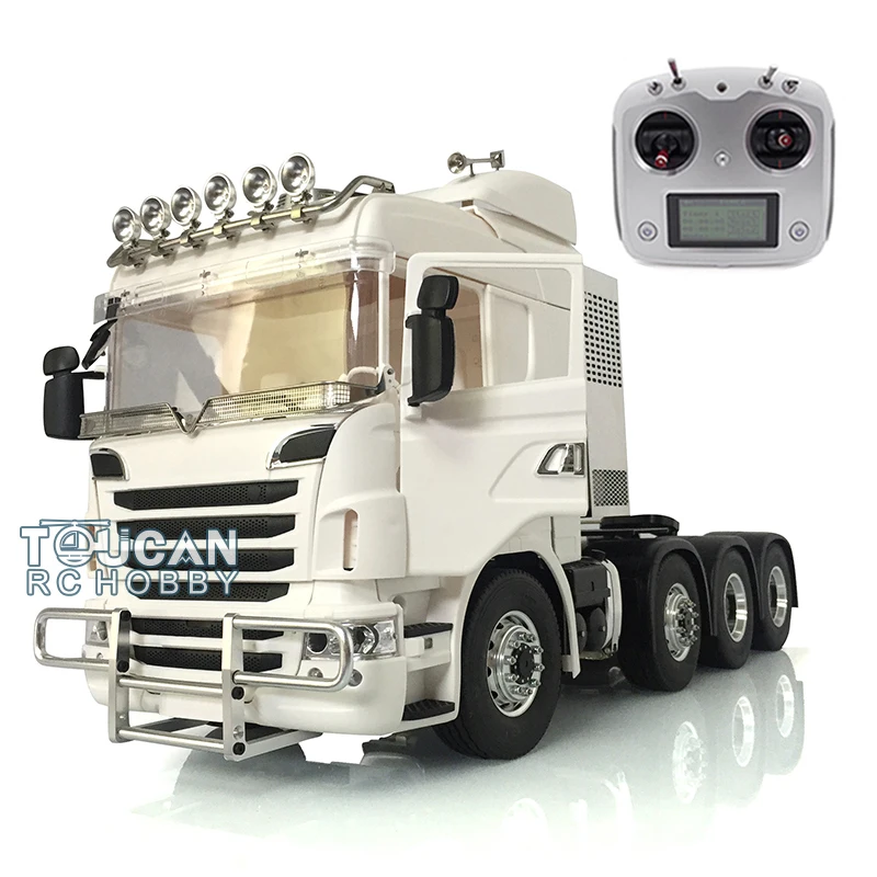 LESU RC Tractor Truck 1/14 8*8 Metal Chassis Unpainted Unassembled Mid-top Cabin ESC Bumper Sound Light Systems Toy THZH1011
LESU RC Tractor Truck 1/14 8*8 Metal Chassis Unpainted Unassembled Mid-top Cabin ESC Bumper Sound Light Systems Toy THZH1011