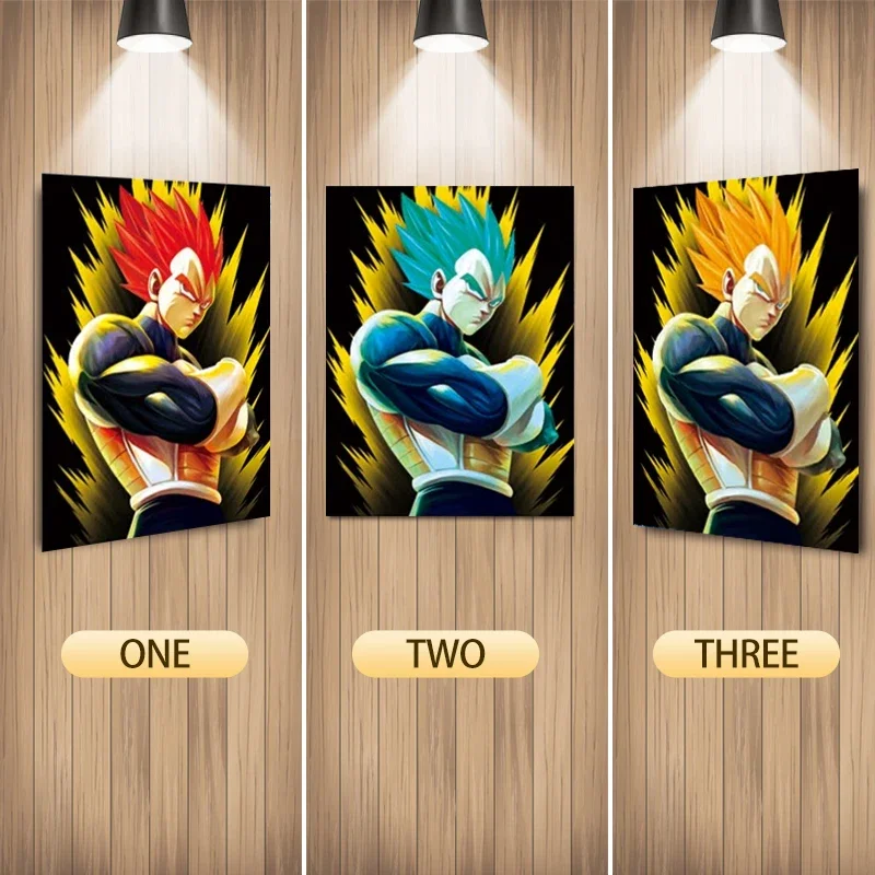 Dragon Ball Anime Painting 3D Lenticular Poster Wall Poster 3D Flip Gradient Poster 3D Printings Home Decor Birthday Gifts Toy
Dragon Ball Anime Painting 3D Lenticular Poster Wall Poster 3D Flip Gradient Poster 3D Printings Home Decor Birthday Gifts Toy