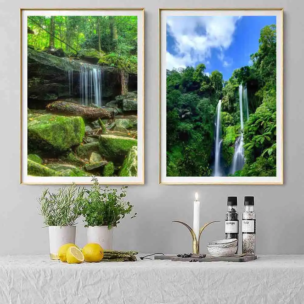 Modern landscape painting summer forest landscape art Canvas painting living room corridor office home decoration mural
Modern landscape painting summer forest landscape art Canvas painting living room corridor office home decoration mural