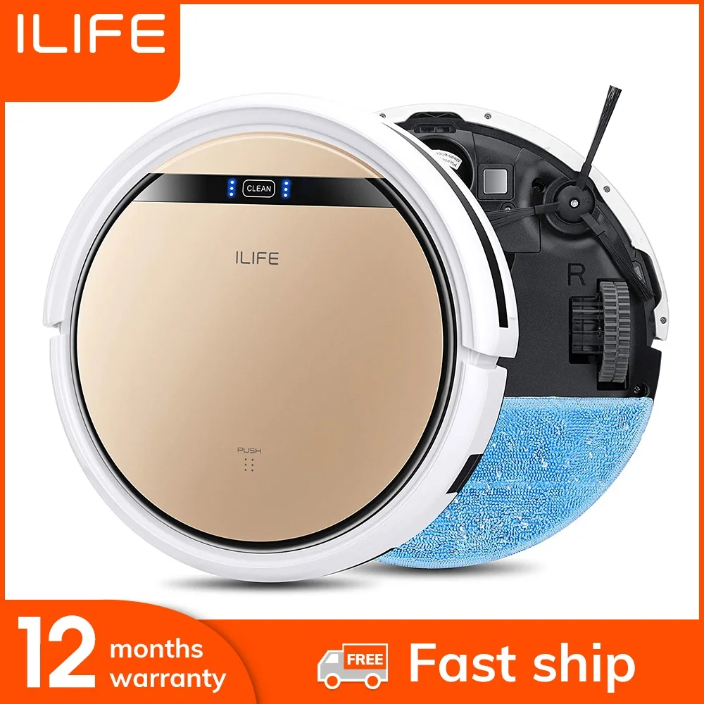 ILIFE V5sPro Robot Vacuum Cleaner vacuum Wet Mopping Pet hair and Hard Floor automatic Powerful Suction Ultra Thin
ILIFE V5sPro Robot Vacuum Cleaner vacuum Wet Mopping Pet hair and Hard Floor automatic Powerful Suction Ultra Thin