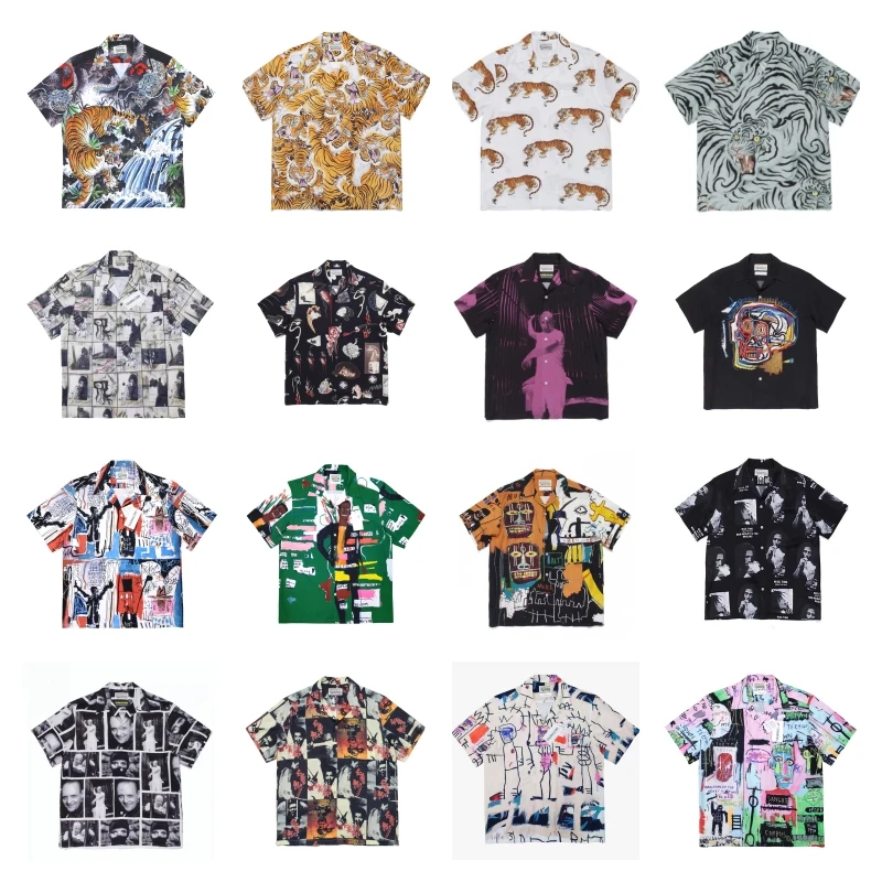 Multi-style WACKO shirts High Quality 1:1 Print Pattern Degree Mens Womens Hawaii Short-sleeved shirts Tops
Multi-style WACKO shirts High Quality 1:1 Print Pattern Degree Mens Womens Hawaii Short-sleeved shirts Tops