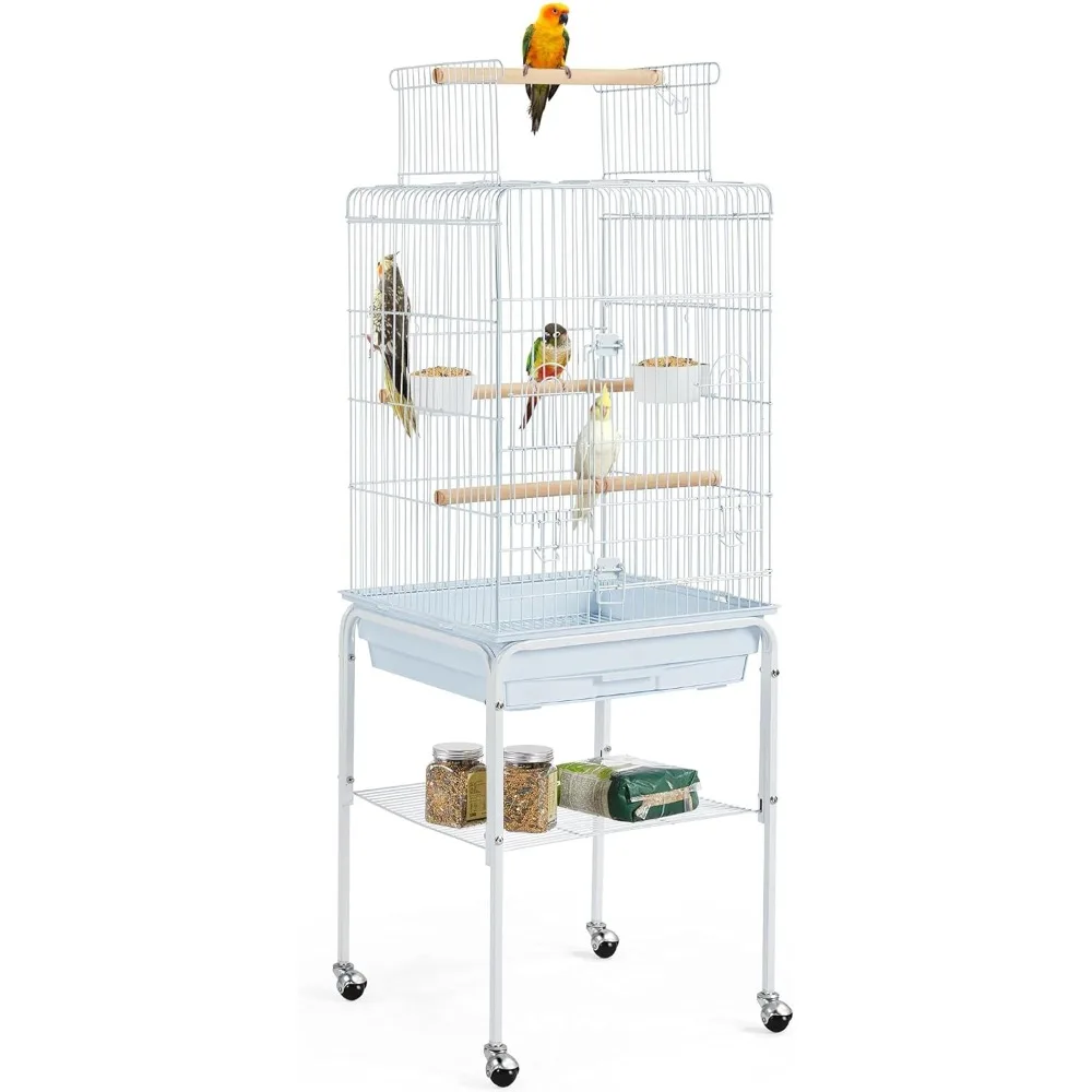 Yaheetech Play Open Top Parrot Bird Cages for Sun Parakeet Cockatiel Green Cheek Conure Lovebird w/Detachable Rolling Stand
Yaheetech Play Open Top Parrot Bird Cages for Sun Parakeet Cockatiel Green Cheek Conure Lovebird w/Detachable Rolling Stand