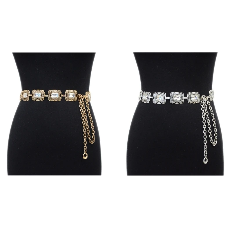Vintage Crystal Waist Chain Women Party Dress Chain Belt Metal Dress Chains Aesthetic Girls Female Body Chain Jewelry
Vintage Crystal Waist Chain Women Party Dress Chain Belt Metal Dress Chains Aesthetic Girls Female Body Chain Jewelry