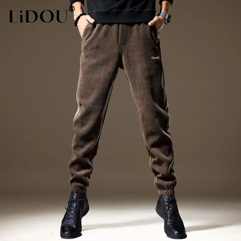 Winter New Fashion Elastic Waist Sweatpants Man High Street Casual Loose Contrast Color Pockets Korean Style All-match Trousers
Winter New Fashion Elastic Waist Sweatpants Man High Street Casual Loose Contrast Color Pockets Korean Style All-match Trousers