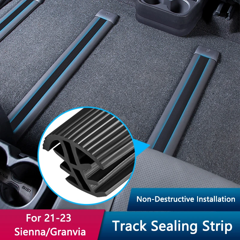 QHCP Seat Track Sealing Strip Seat Slide Seal Strips Waterproof Dustproof For Toyota Sienna Granvia 2021-2023 Interior Accessory
QHCP Seat Track Sealing Strip Seat Slide Seal Strips Waterproof Dustproof For Toyota Sienna Granvia 2021-2023 Interior Accessory